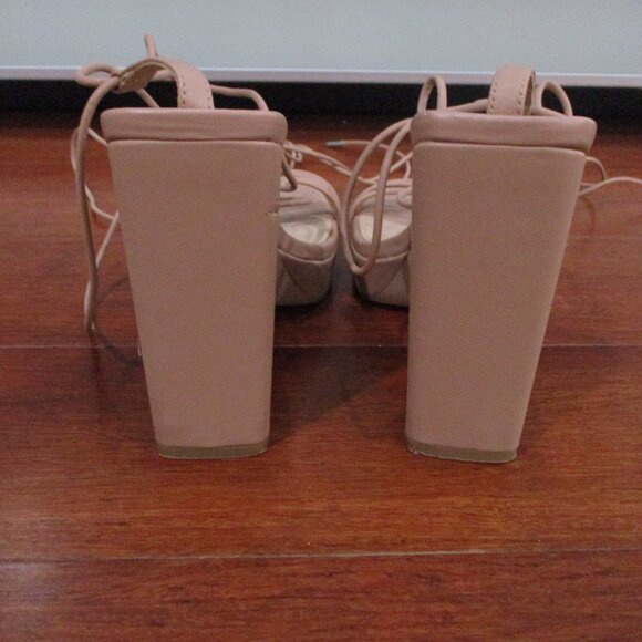 Steve Madden Lace Up Platform Sandals - Picture 4 of 9
